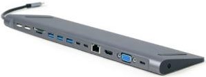 Cableexpert USB-C 9-in-1 Multi-Adapter USB-C Dock 9-fach – 9530509