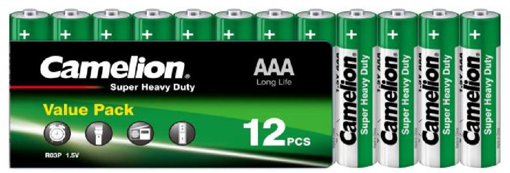 Camelion Batterien AAA Micro R3 (12 Stück)