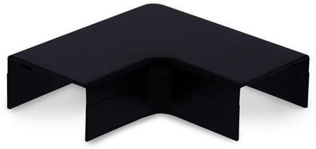 Enzo canalit systeem25 plattebocht met bodemstuk 25x13mm zwart - 4745705