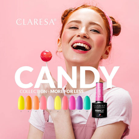 Claresa UV-LED-Gel-Nagellack, 5 ml, Candy 1