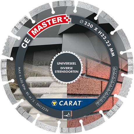Carat Diamantsäge Universal ø125x22,23mm, CE Master - CEM1253000 - CEM1253000