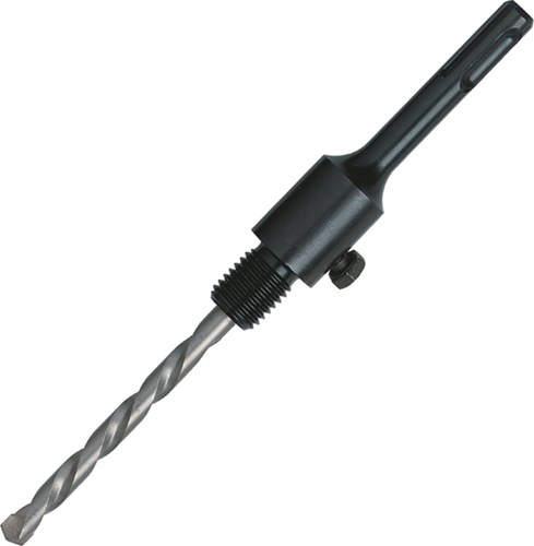 Carat Montagespindel M16 x SDS+ inkl. konischer Zentrierbohrer 7 mm - hd01600000