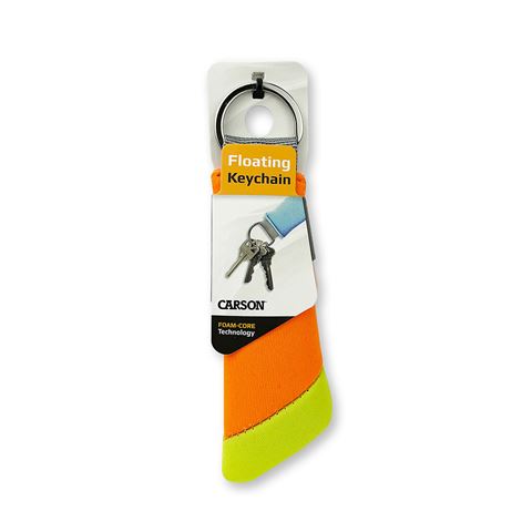 Carson Floating Key Ring für 3 Tasten - Orange Gelb