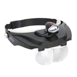 Carson Head Loop Pro Series Magnivisor Deluxe med LED og 4 linser