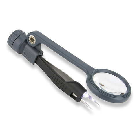 Carson Magnigrip MG-88 Loupe with tweezers