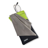 Carson Neoprene glasses cover with microfiber cloth - Gray green