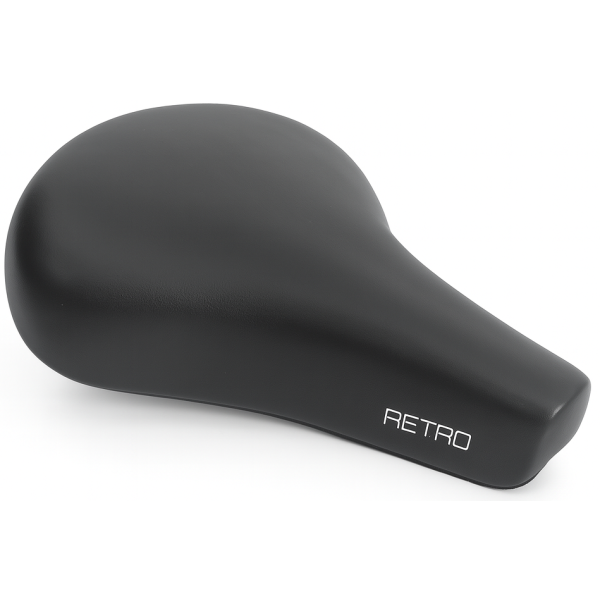Fahrrad Sattelkante Stadt Retro - Schwarz (Arbeitsplatzverpackung)