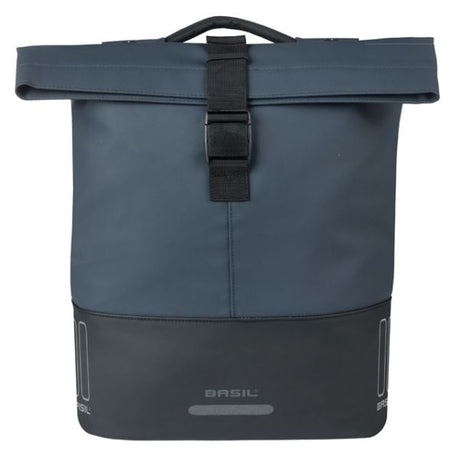 Basil Doppelte Fahrradtasche Cove Mik 28-32l 14 x 29 x 36 cm - Blau Schwarz