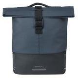 Basil Doppelte Fahrradtasche Cove Mik 28-32l 14 x 29 x 36 cm - Blau Schwarz