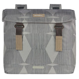 Basilel Elegance Doppelfahrradsack, Chateau Taupe, Recycling Pet, Universal Bridge, 40-49L
