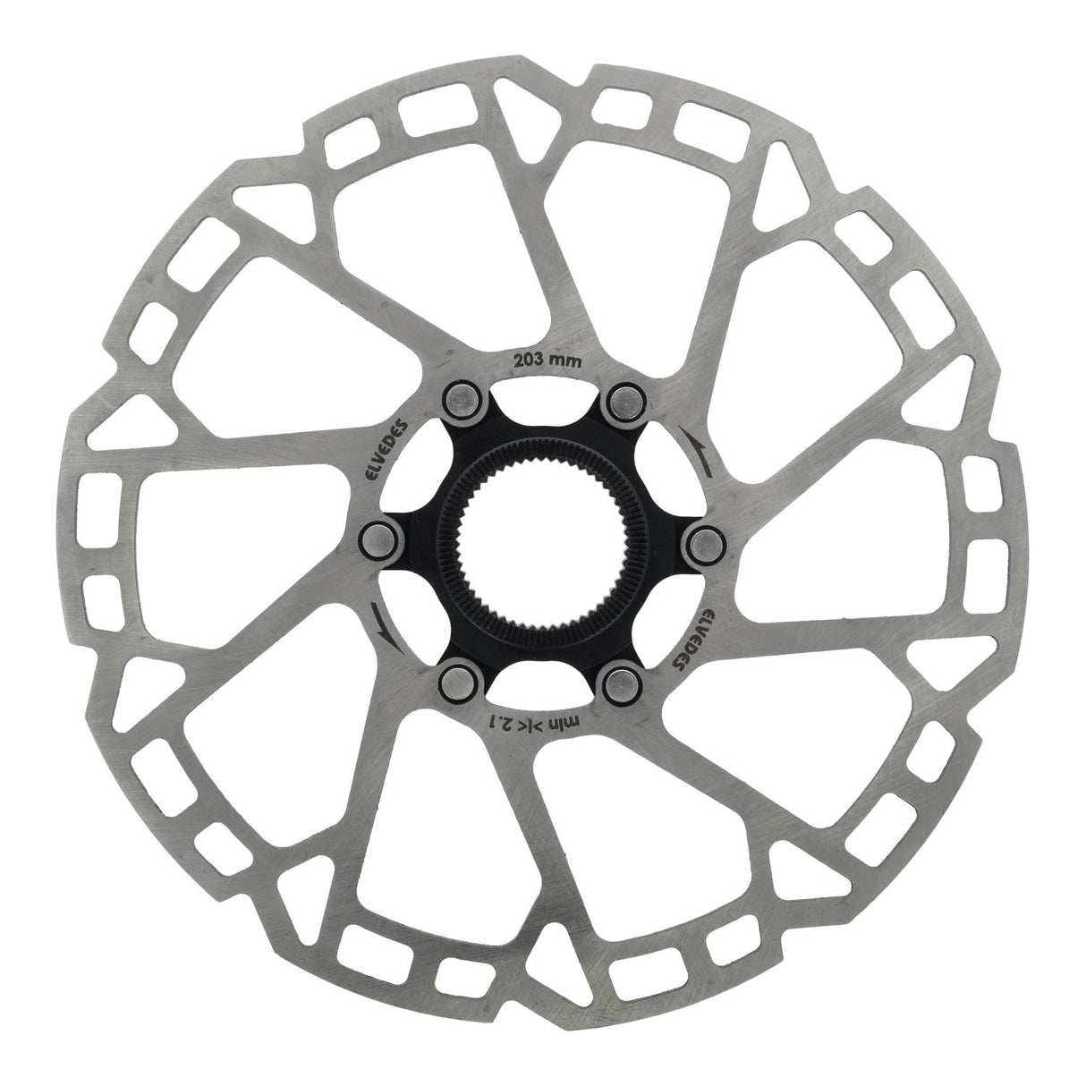 Elvedes Brake Disc Centerlock Ø203 mm t = 2.3 mm