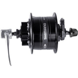 Shimano Nabendynamo 32 Loch HD-3D32 3 Watt – für 6-Loch Bremsscheibe – Schnellspanner – Schwarz