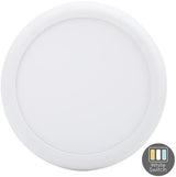 Enzo cct led panel downlighter wit 12-18w tri-white ip44 - led2540