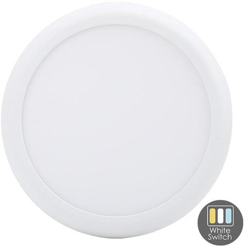 Enzo cct led panel downlighter wit 18-25w tri-white ip44 - led2542