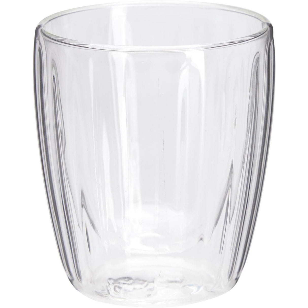 Koffie- theeglas dubbelwandig 2st