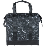 Basil Fahrradshopper Grand Flower Mik 23l 12 x 35 x 35 cm – Schwarz