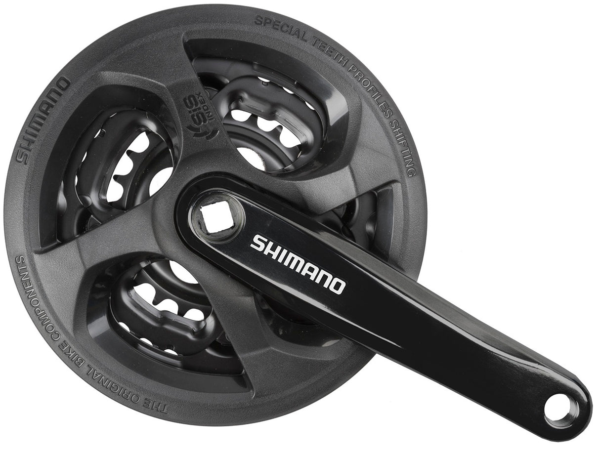 Shimano Kurbelgarnitur fc-ty301 42x34x24t -4mm 170mm 6-8 Gang schwarz