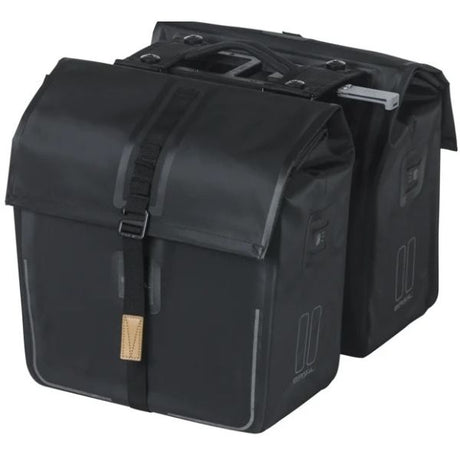 Basil Tasche Urban Dry Mik 2.0 Double Mattschwarz | 50l