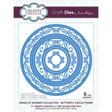 Creative expressions • snijmal butterfly circle frame