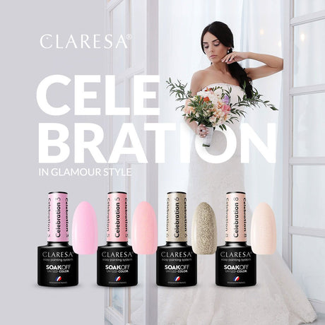 Claresa UV-LED-Gel-Nagellack, 5 ml, Feier 8