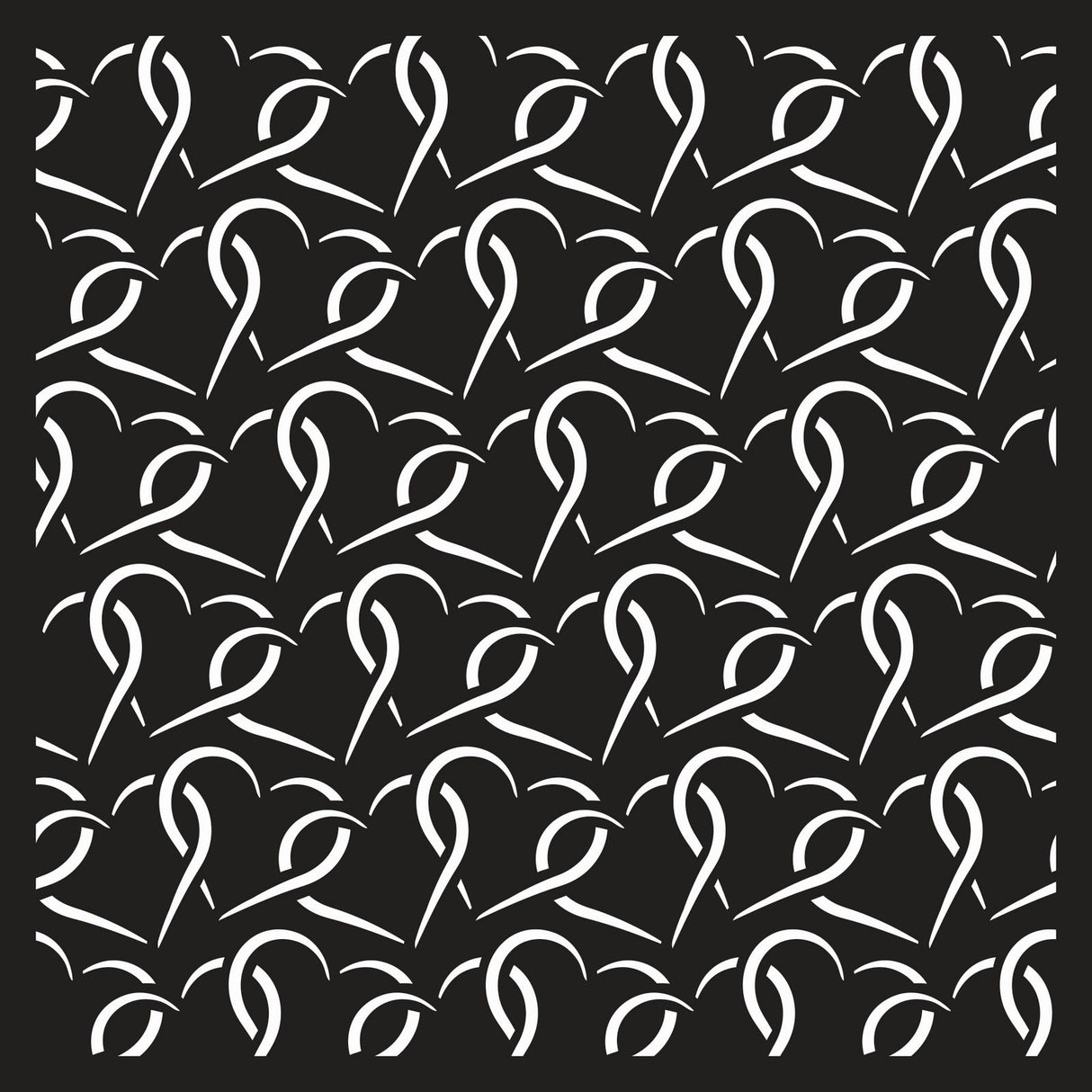 Creative expressions • stencil entwined love