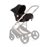 Chipolino Amore Autositz mit Adaptern 40-85 cm Gruppe 0+ Obsidian Schwarz