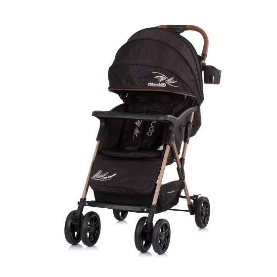 Chipolino April faltbarer Fehler mit Fußabdeckung Obsidian Schwarz