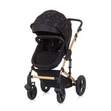 Chipolino-Kamera faltbarer Kinderwagen 3-in-1 mit Windelbeutelbraun braun