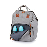 Chipolino -Rucksackwickeltasche mit zusätzlich viel Stauraum Aschegrau