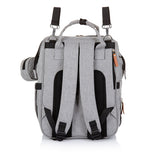 Chipolino -Rucksackwickeltasche mit zusätzlich viel Stauraum Aschegrau