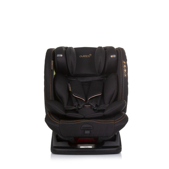 Chipolino Aviato Autositz I-Größe 40-150 cm Gruppe 0+, 1, 2 und 3 Obsidian Schwarz