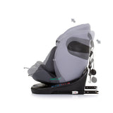 Chipolino-Autositz I-Größe 40-150 cm ISOFIX 360 ° Granitgrau