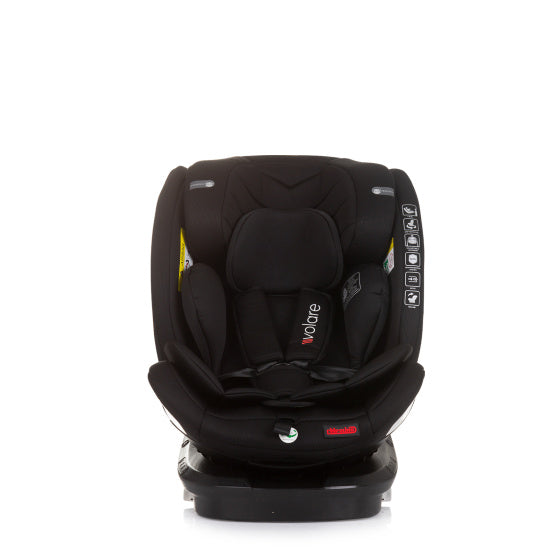 Chipolino Autositz i-Size 40-150 cm Isofix 360° Obsidianschwarz