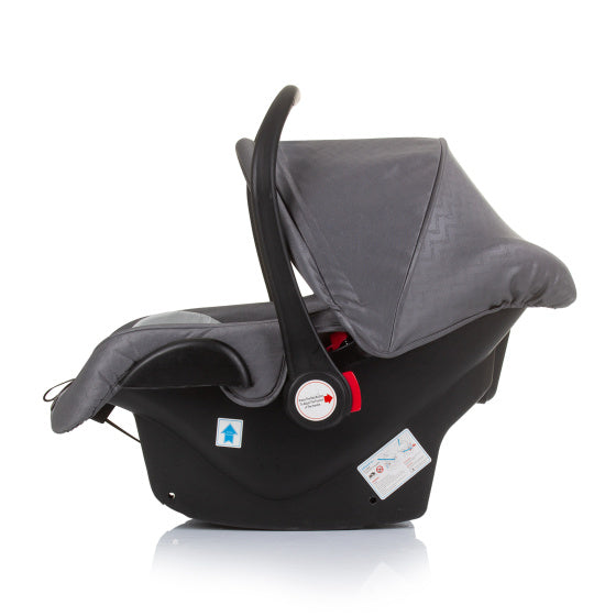 Chipolino Havanna-Autositz mit Adaptern 40-85 cm Gruppe 0+ Silbergrau