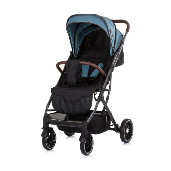 Chipolino Combo faltbare Buggy mit Fußabdeckung blaugrüne türkisschwarz