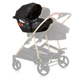 Chipolino Duo Autositz 40-87 cm Gruppe 0+ Obsidian Blätter schwarz