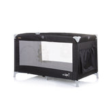 Chipolino Capri Faltbares Campingbett mit Seitenaufnahme Ebenholz schwarz schwarz