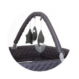 Chipolino faltbares Camping -Cot mit wechselnden Kissen -Granit -Anthraziten