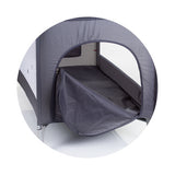 Chipolino faltbares Camping -Cot mit wechselnden Kissen -Granit -Anthraziten