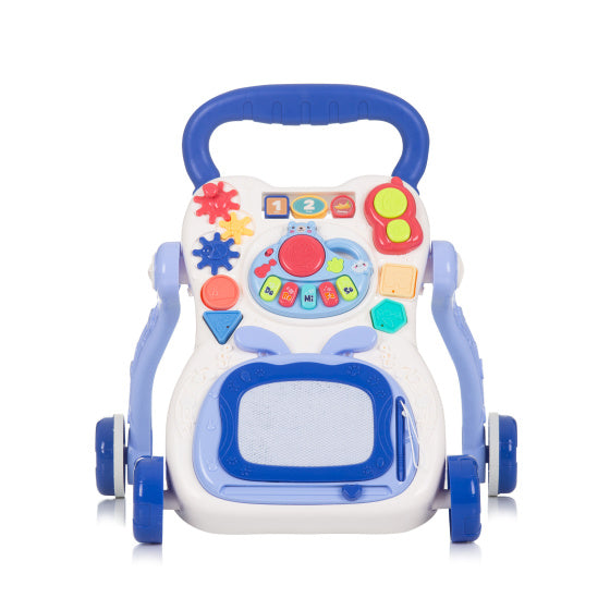 Chipolino Funny Game Walker mit Klavier, Telefon Zeichenbrett Blau