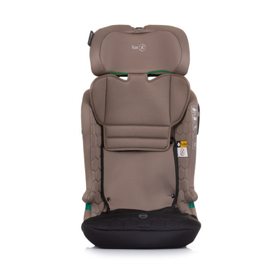 Chipolino Lux X Autositz i-Size 76-150 cm Isofix Macadamia Taupe Schwarz