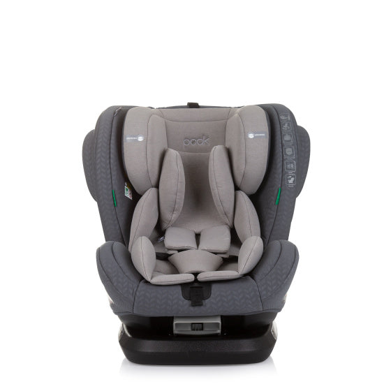 Chipolino Peak Autositz i-Size 40-150 cm Isofix 360° Granitgrau