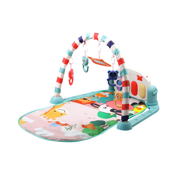 Chipolino glécklech Déieren Babygym Aktivitéit Spillkleed mat Musek Piano