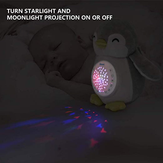 Chipolino Plüsch Babyprojektor Knuffeldino mit Musiklicht