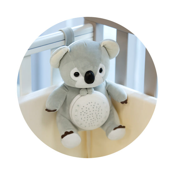 Chipolino Plüsch Baby Projektor Knuffelkoala mit Musiklicht