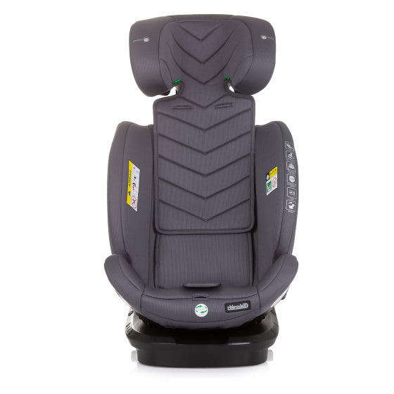Chipolino Autositz i-Size 40-150 cm Isofix 360° Granitgrau