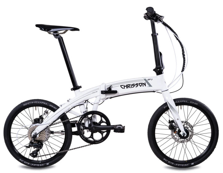 Chrisson EF3 20 Zoll 32 cm Unisex 9V mechanische Scheibenbremse weiß