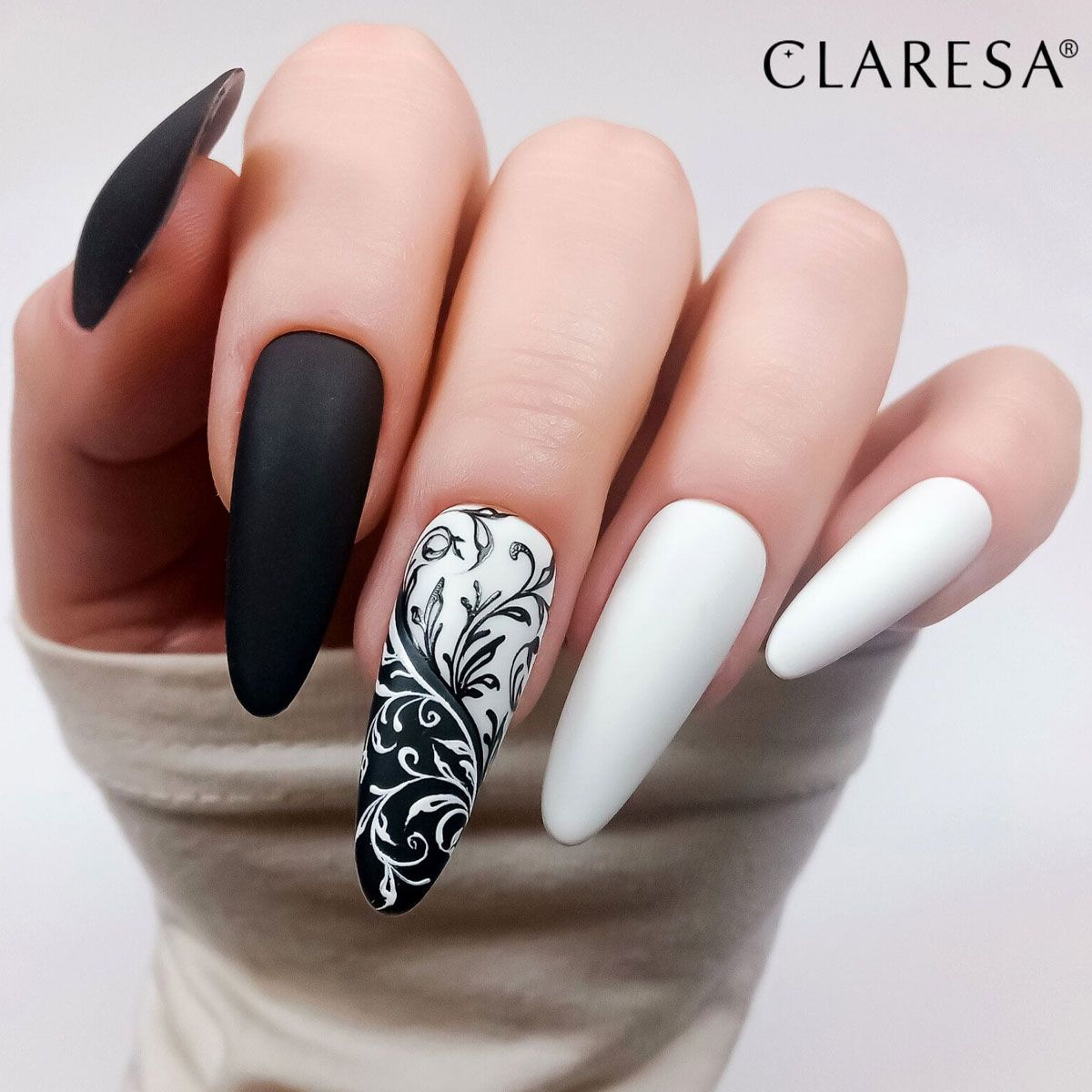 Claresa UV-LED-Gel-Nagellack, 5 ml, Weiß 1000