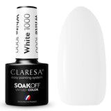 Claresa UV-LED-Gel-Nagellack, 5 ml, Weiß 1000