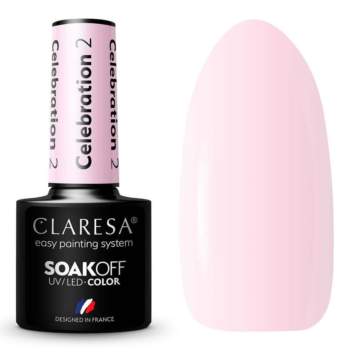 Claresa UV-LED-Gel-Nagellack, 5 ml, Feier 2